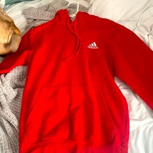 red adidas hoodie
